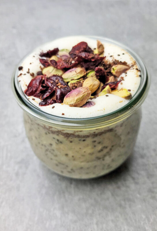 eggnog overnight oats recipe