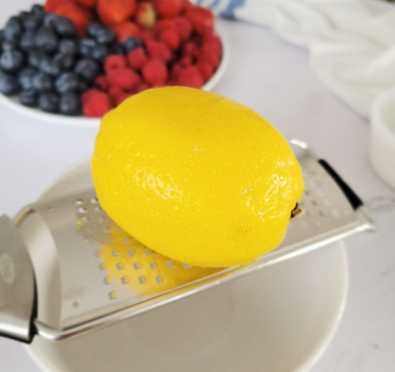 ingredients for mixed berry compote