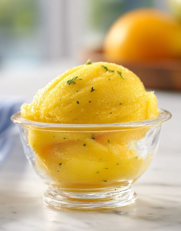 tips for making orange mango sorbet