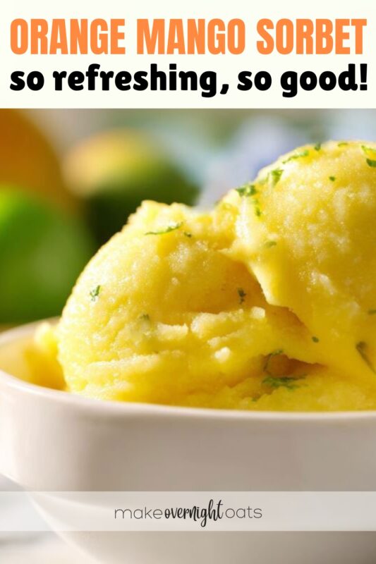 orange mango sorbet recipe