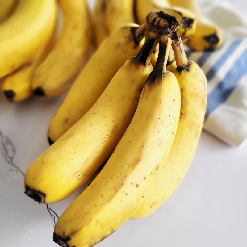 ripe bananas for sweet heat banana chips