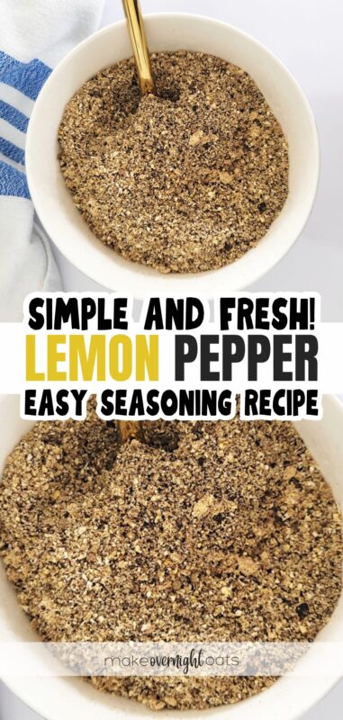 diy lemon pepper seasoning recipe