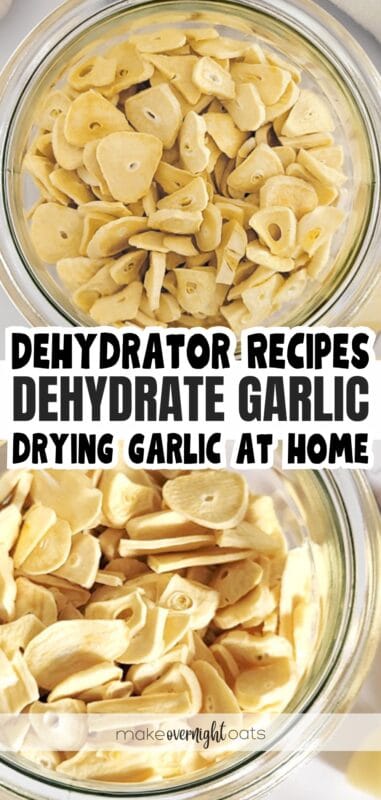 how to dehydrate garlic