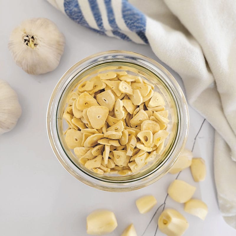 how to dehydrate garlic