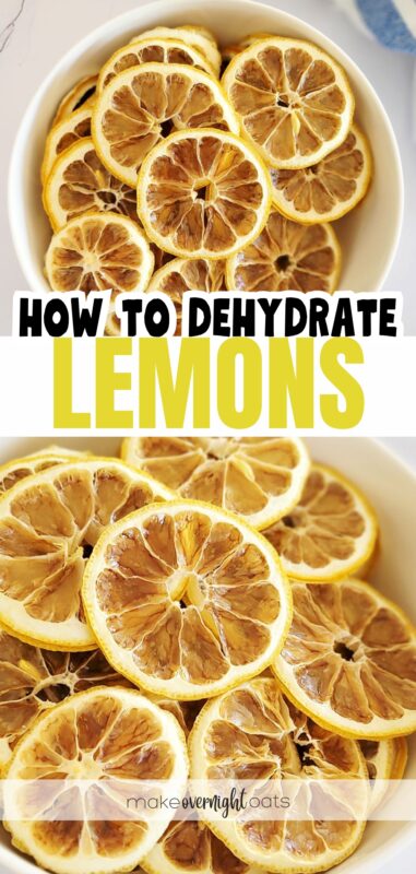 how to dehydrate lemons