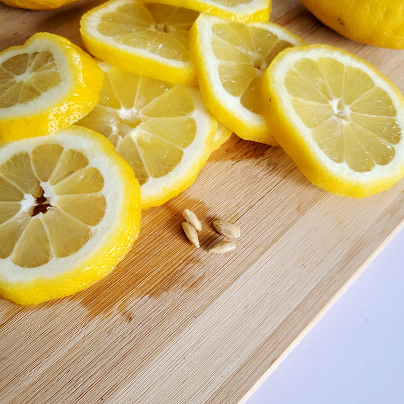 remove lemon seeds