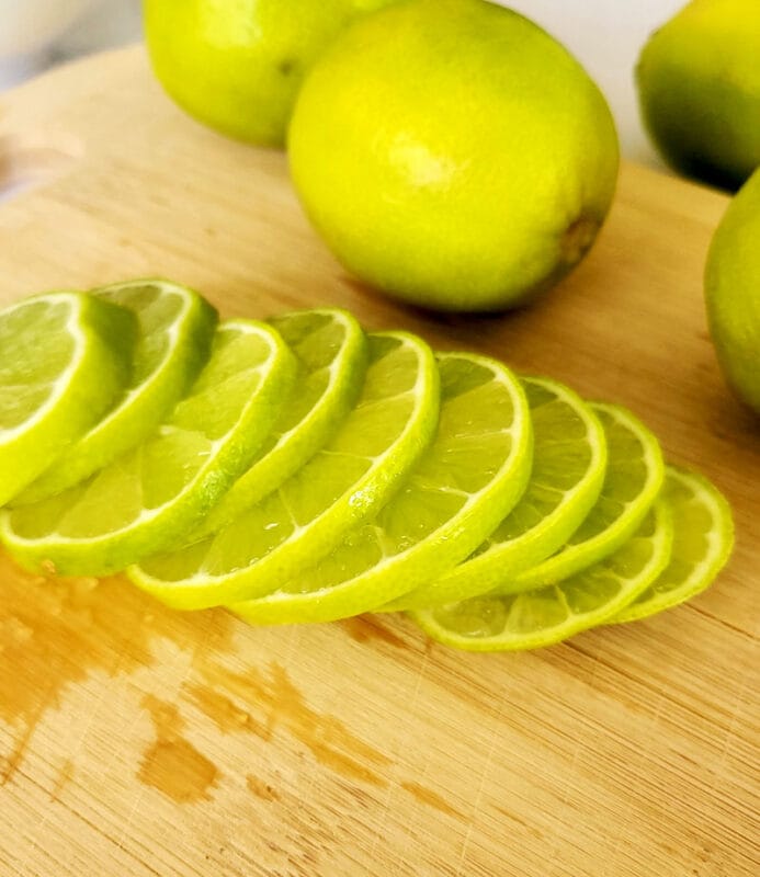 cut limes the same width