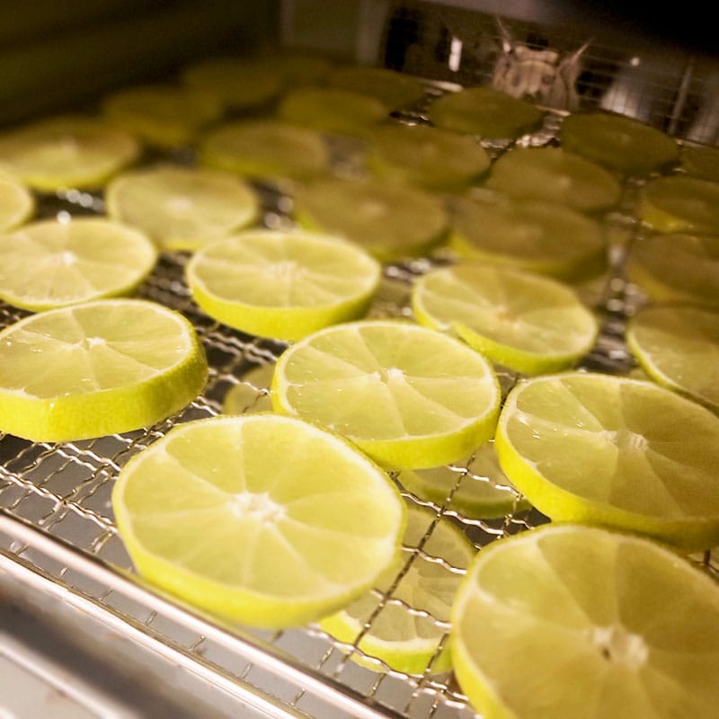 how to dehydrate limes