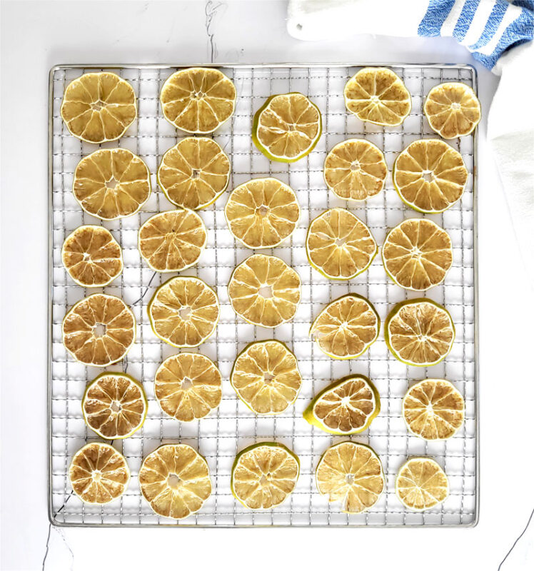 how to dehydrate limes