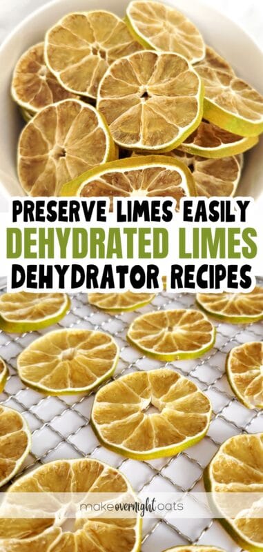 how to dehydrate limes recipe pin