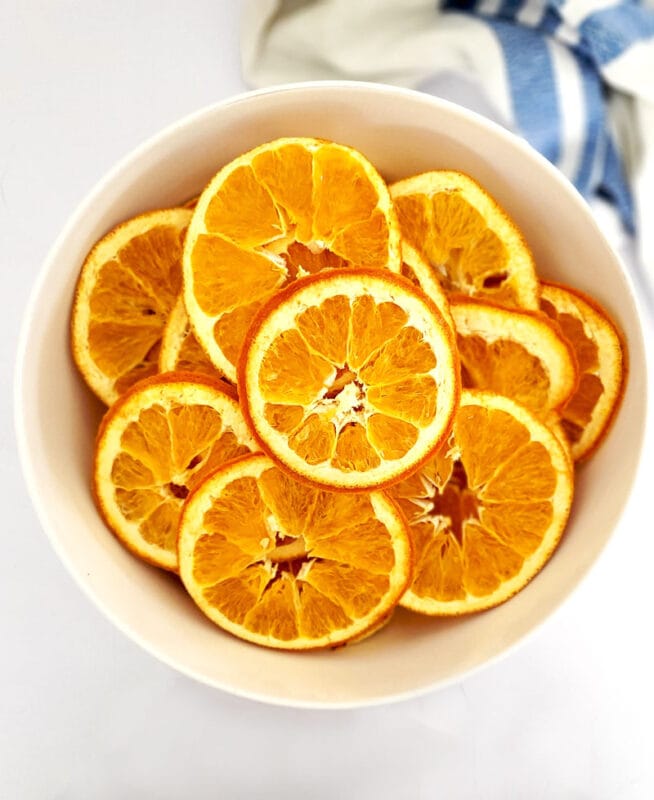 how to dry oranges