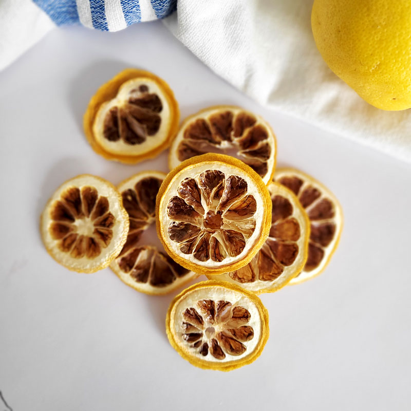 make sure lemons are fully dried