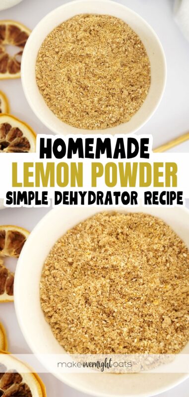how to make lemon powder