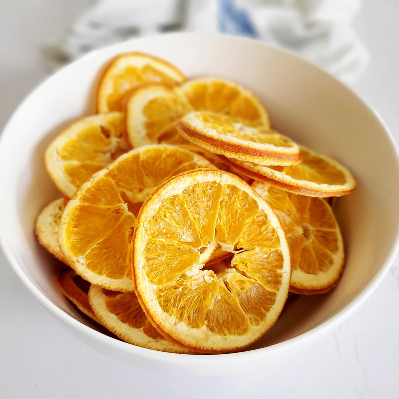 dried oranges for making orange powder