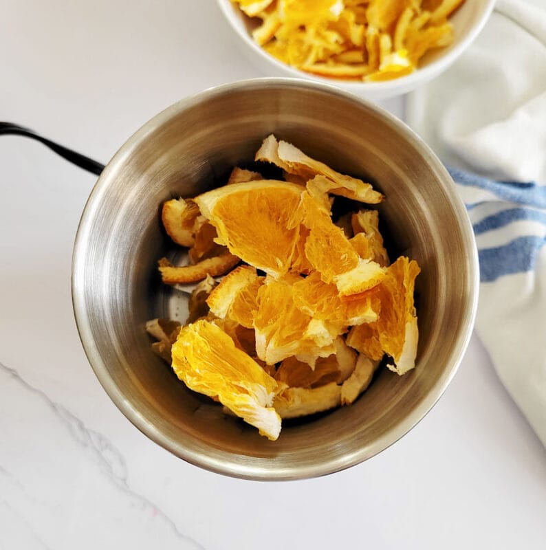diy orange powder
