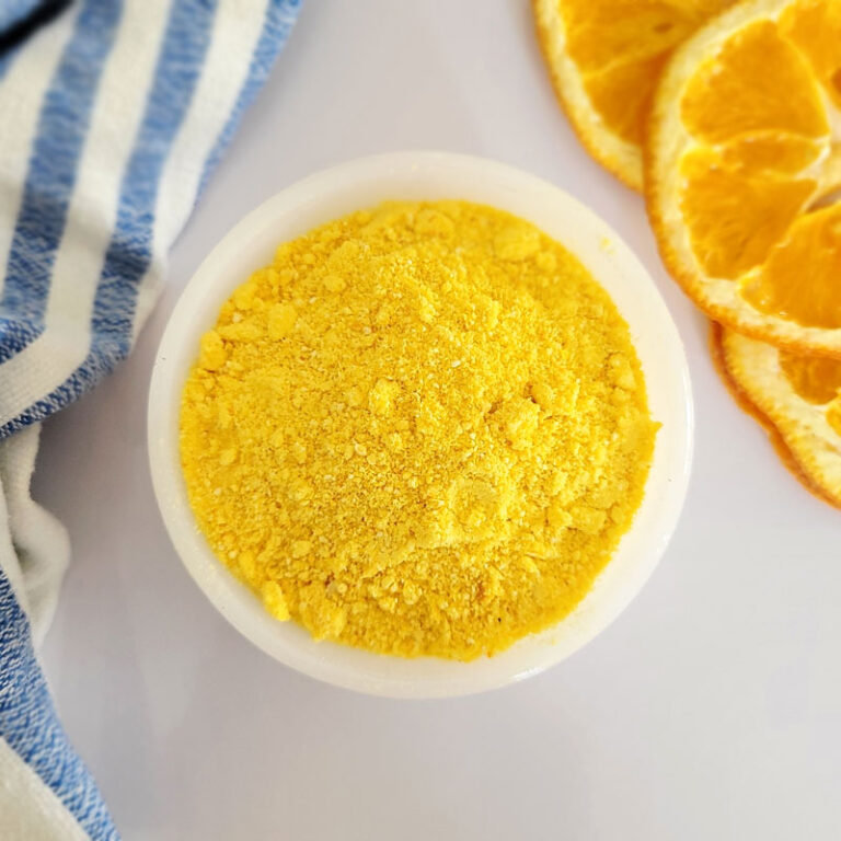 How To Make Orange Powder