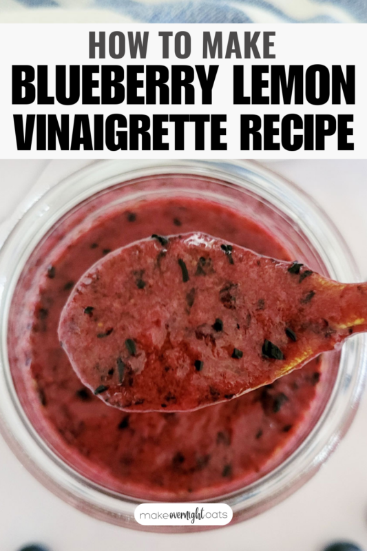 Blueberry Lemon Balsamic Vinaigrette Recipe