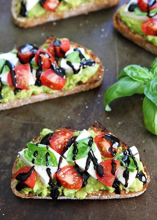 Caprese Avocado Toast