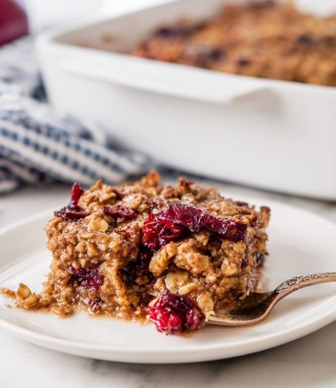 Cranberry Oatmeal Bake Recipe