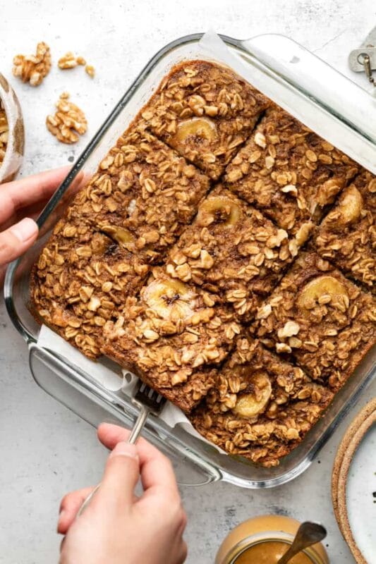 Banana Bread Baked Oatmeal