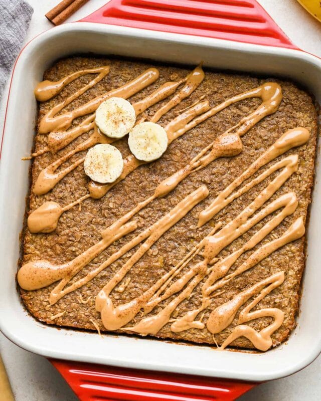 Peanut Butter Baked Oatmeal