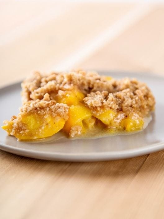 Peach Crumble