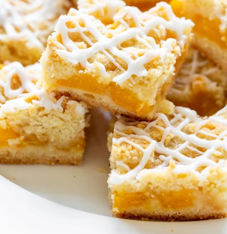 Peach Crumb Bars