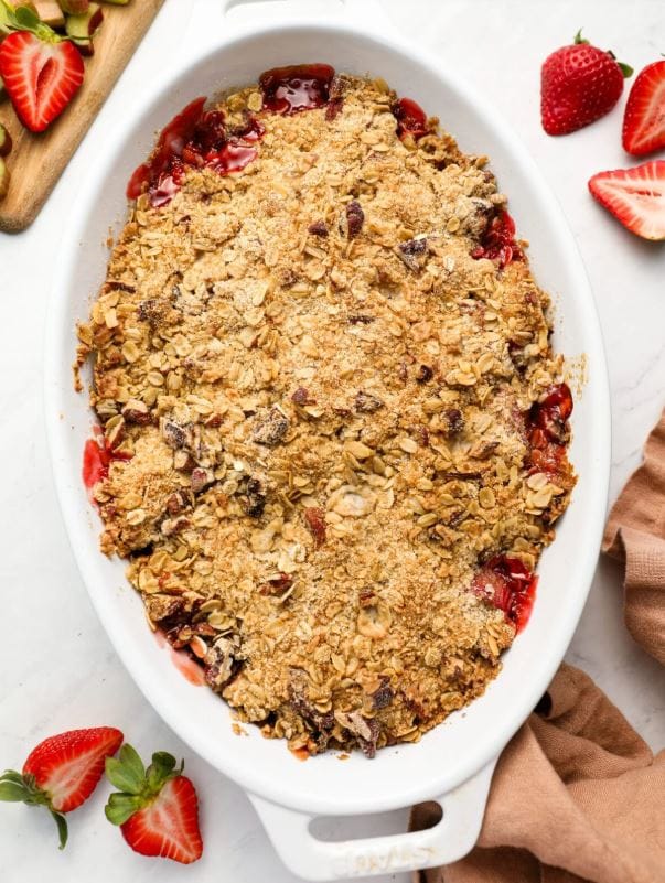 Strawberry Rhubarb Crisp