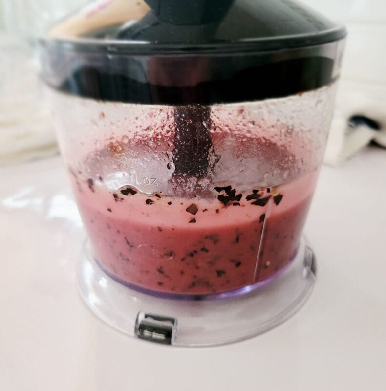 how to make blueberry lemon vinaigrette