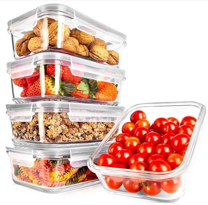 Glass Containers With Lids
