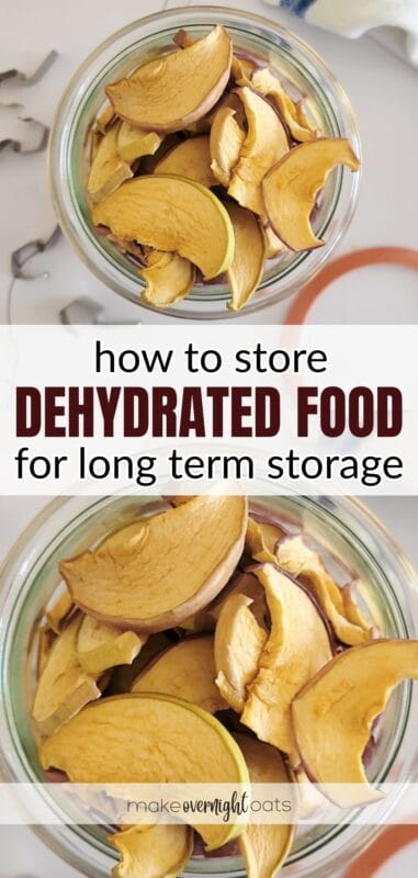 how to store dehydrated food for long term storage