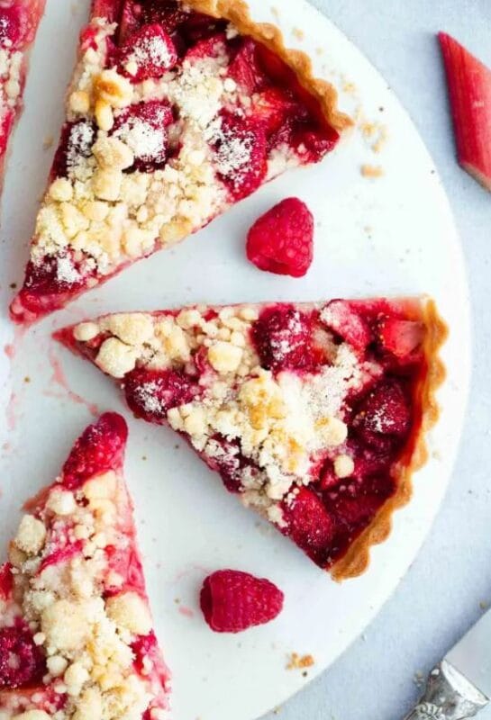 Strawberry Rhubarb Tart