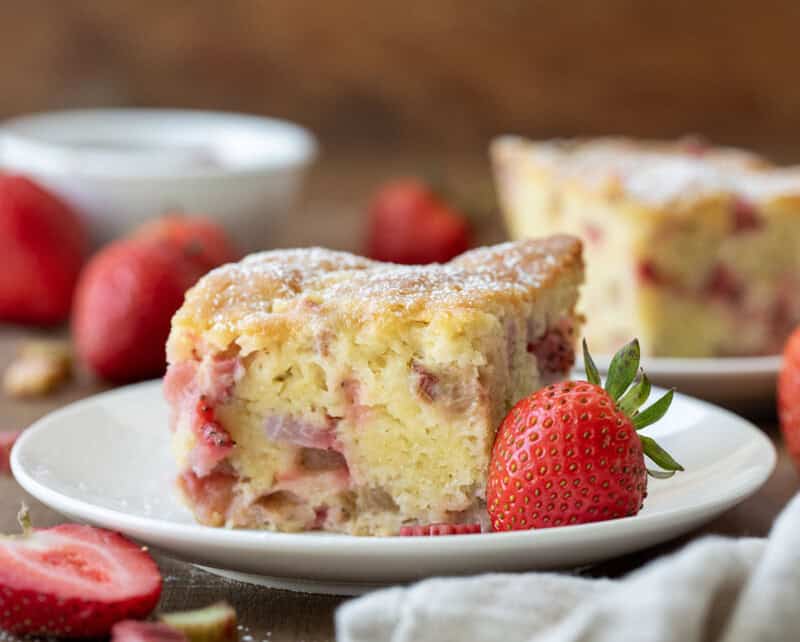 Strawberry Rhubarb Cake