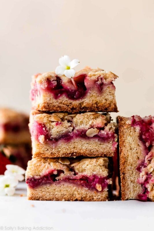 Strawberry Rhubarb Bars