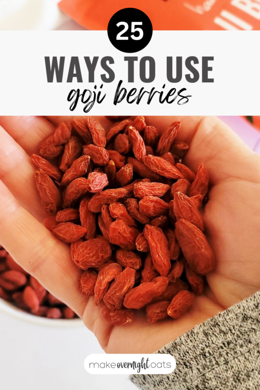 what do to with goji berries