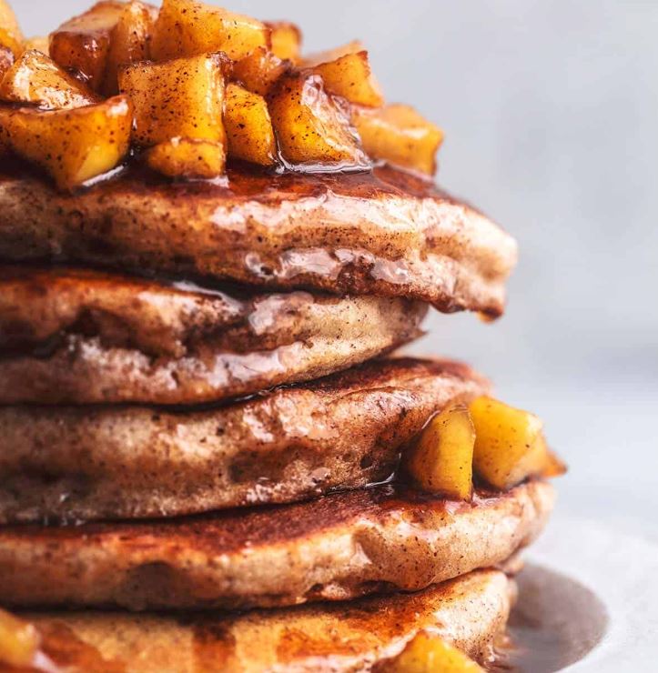 Cinnamon Apple Pancakes