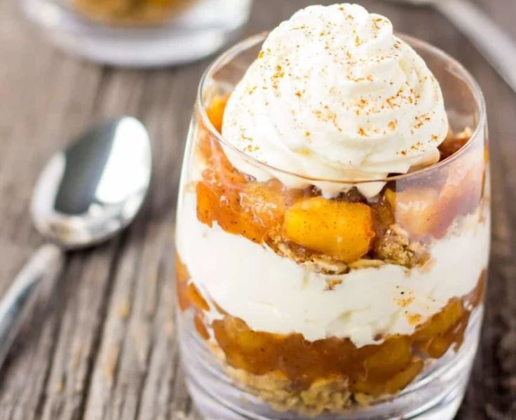 No Bake Apple Pie Parfaits