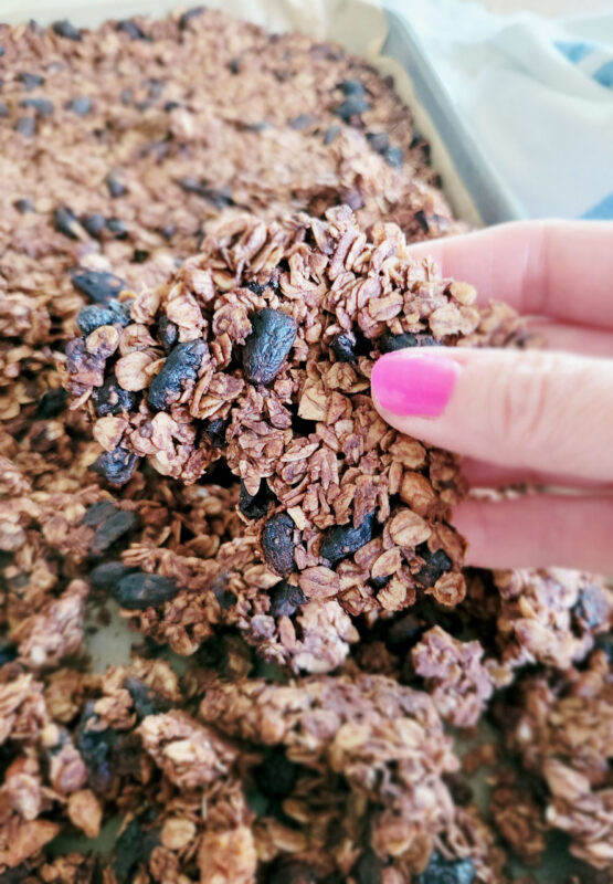 Chocolate Goji Berry Granola