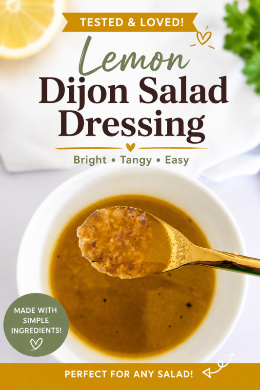 lemon dijon salad dressing recipe